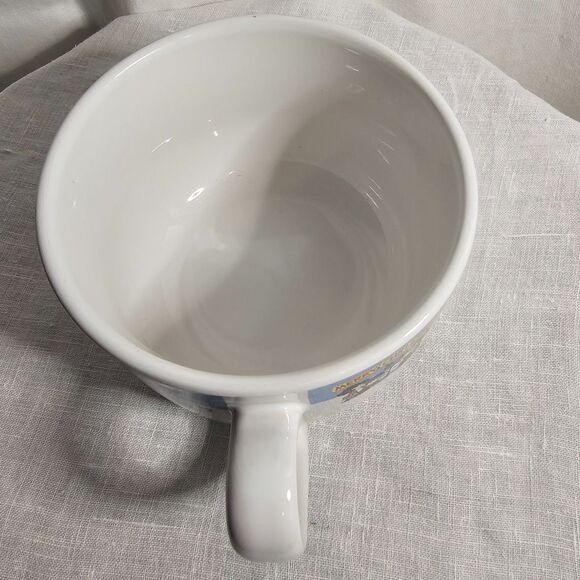 Galerie Peanuts Charlie Brown Lg Christmas Soup Mug Bowl 2005 Snoopy Lucy Gang - Picture 6 of 6